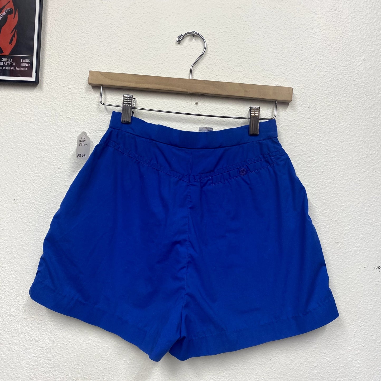 Vintage Le Coq Sportif Blue Mini Shorts