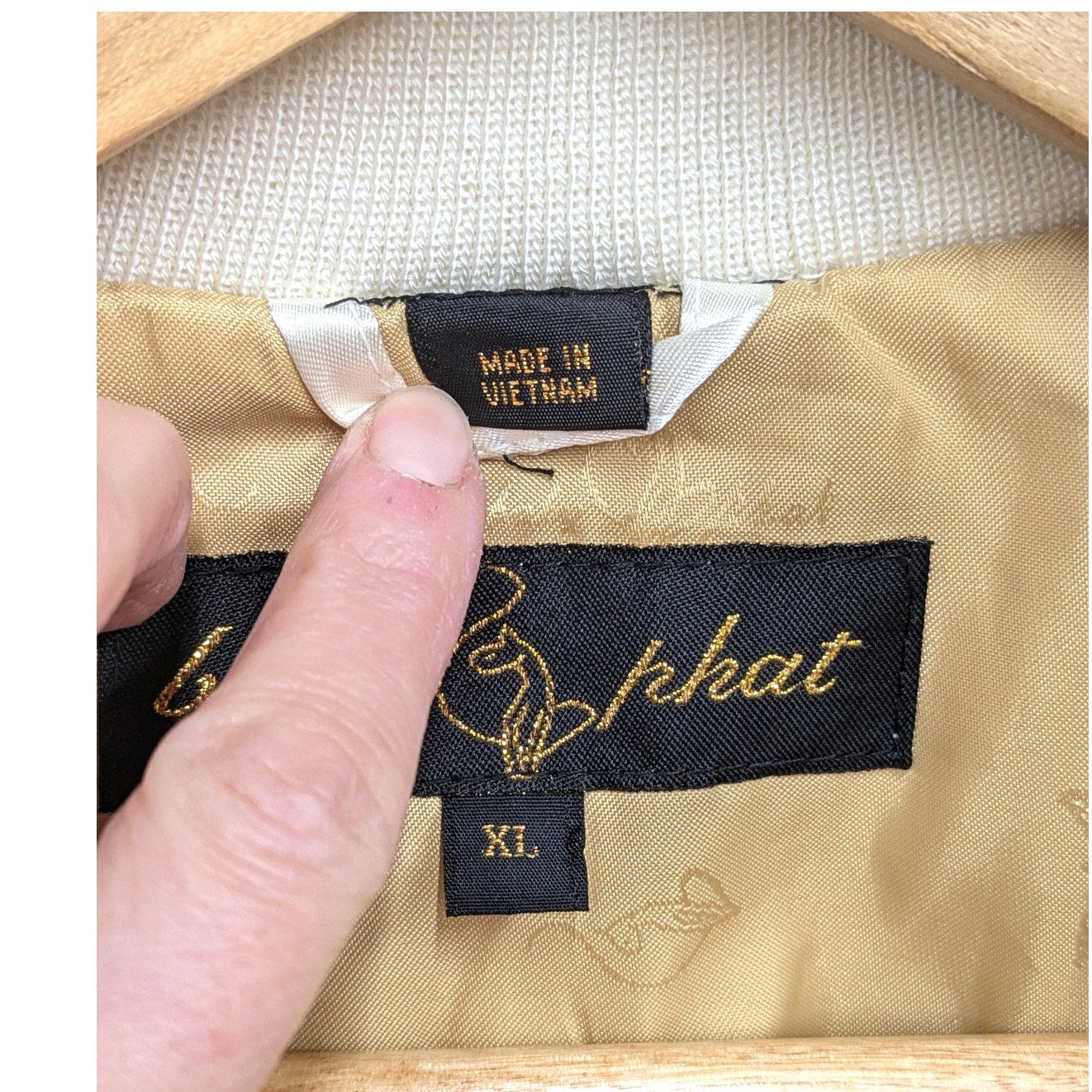 Y2K Baby Phat Ivory Bomber Jacket