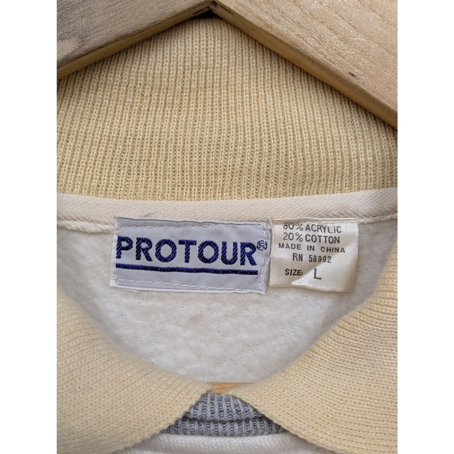 Vinatge Protour collared sweatshirt