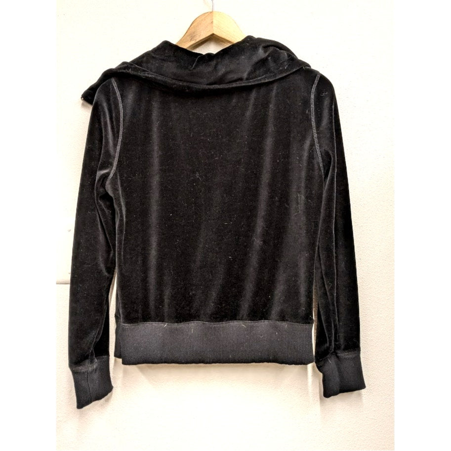 Michael Kors Black Velour Track jacket