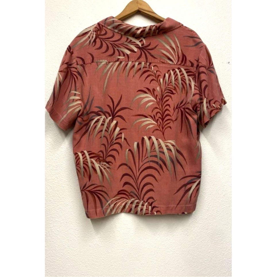 100% Silk Red Tommy Bahama Blouse