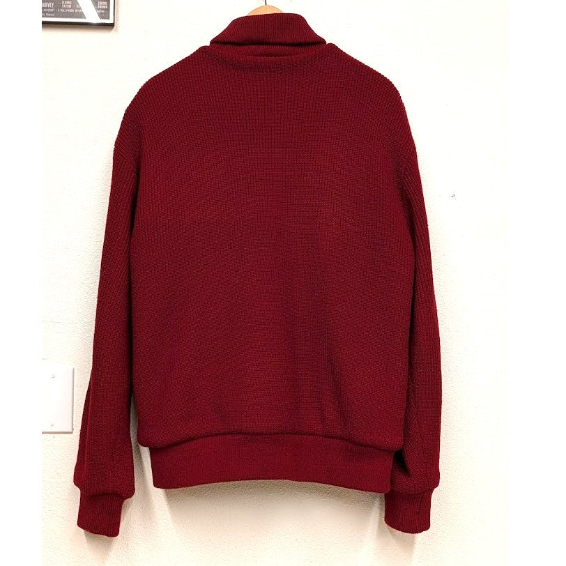 Outdoor Exchange Red Knit sweater jacket