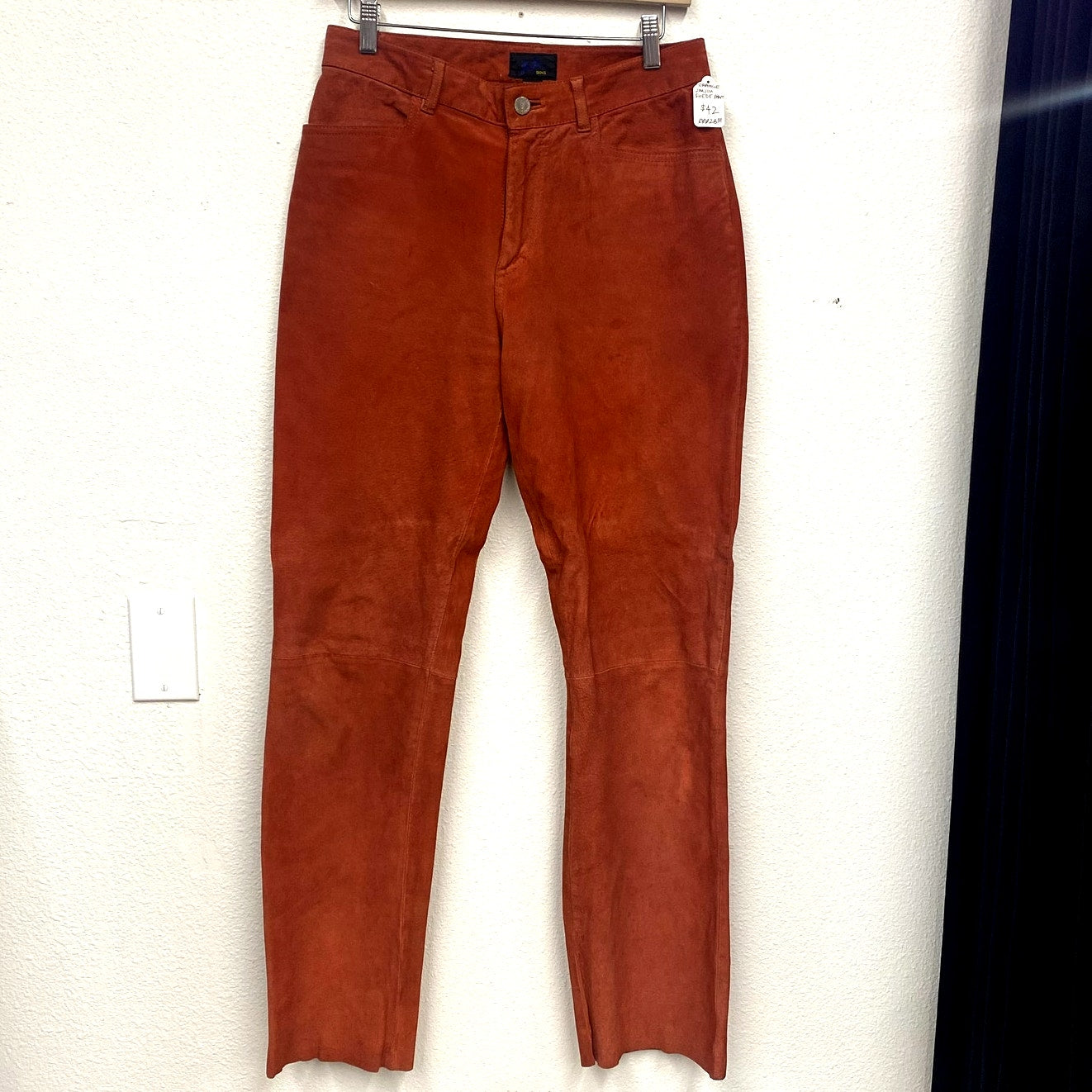 90s Joujou Orange Suede Pants