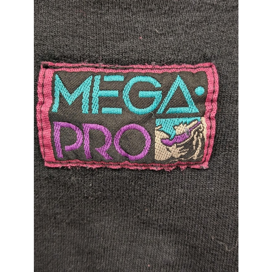 Mega Pro Pure Cottonwear black crewneck sweater