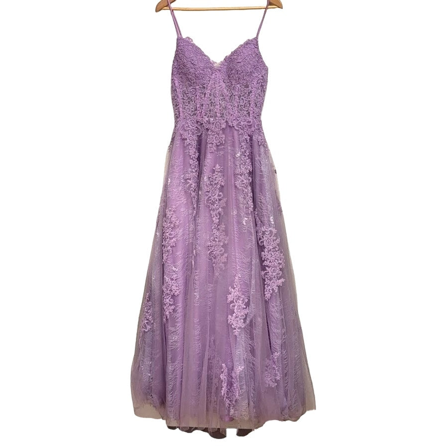 Lavender Lace Hebeos Gown