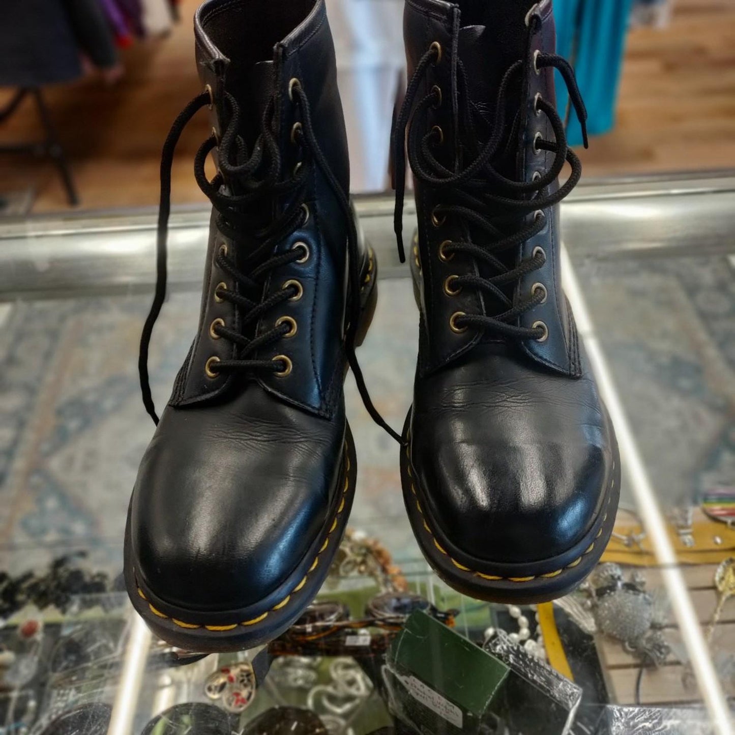 Black Dr Martens Combat boots Size 10