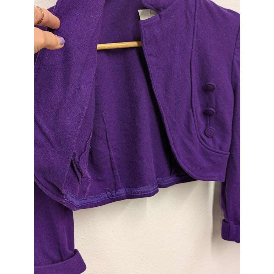 Vintage Purple Shrug Jacket