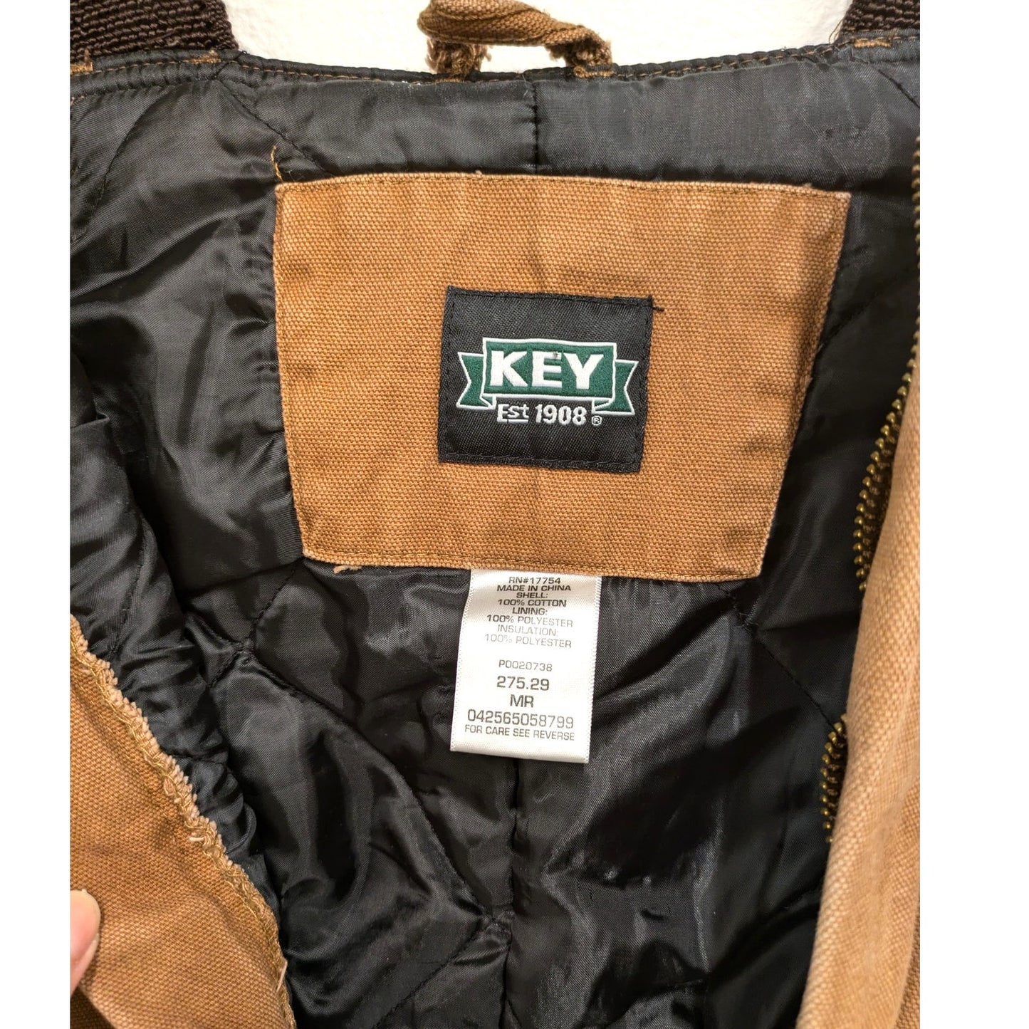 Brown KEY Workwear Overalls