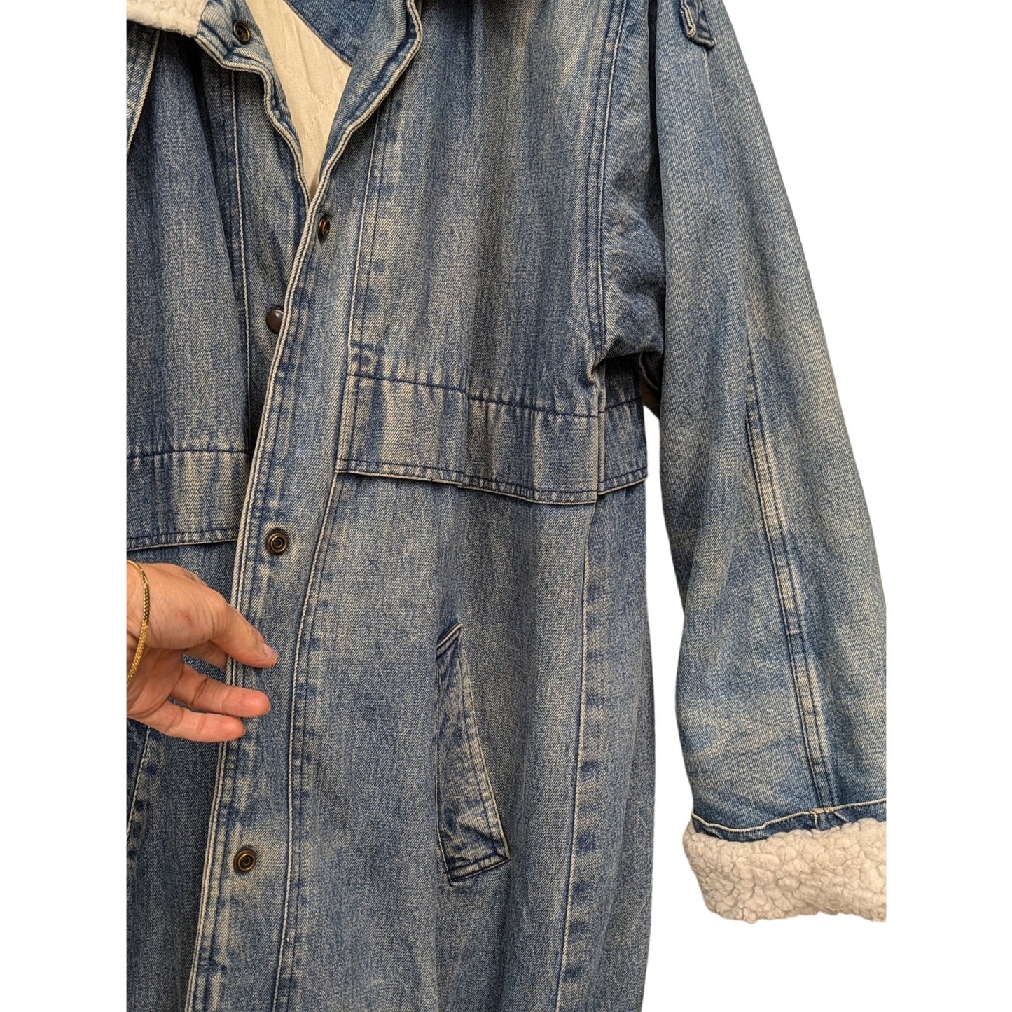 Vintage Sergio Valente Denim Rancher's coat