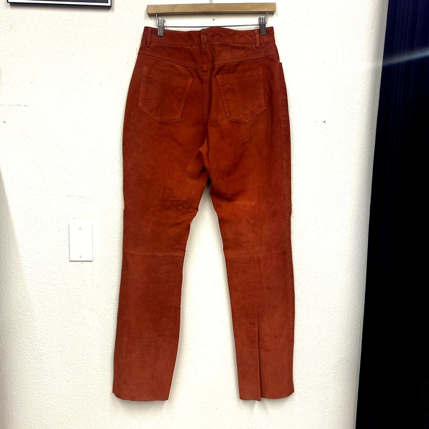 90s Joujou Orange Suede Pants