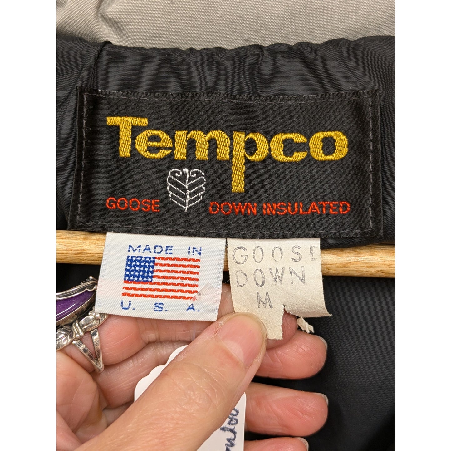 1970s Vintage Tempco Goose Down Puffer Jacket